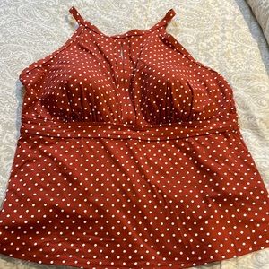 Lands End Halter tankini top. Size 22W
